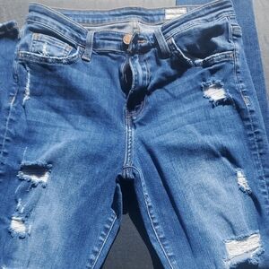 Distressed Blue Women's Jeans
